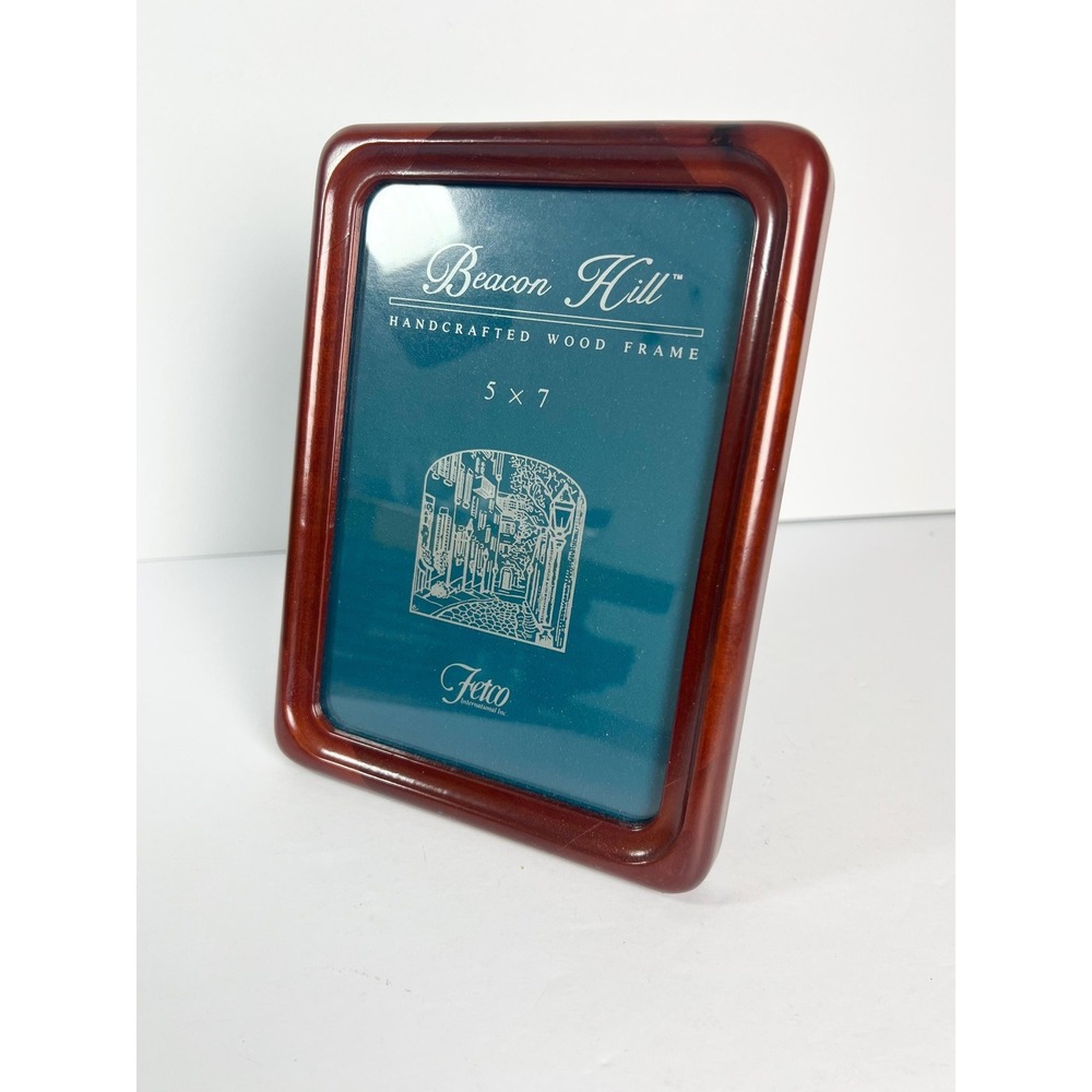 Fetco Beacon Hill 5 x 7  Handcrafted Wood Frame Vintage picture photo